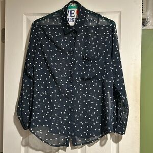 Polka dot blouse